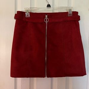 Forever 21 Fuax Suede Skirt. Large.